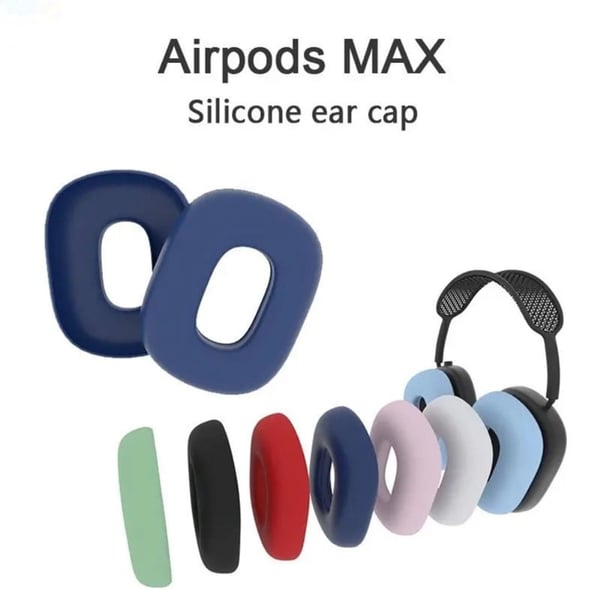 1 par Airpods Max silikone-ørepuder - Mørkeblå