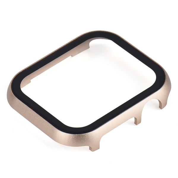 Apple Watch Series 8 (41 mm) metalldeksel med herdet glass - Gull