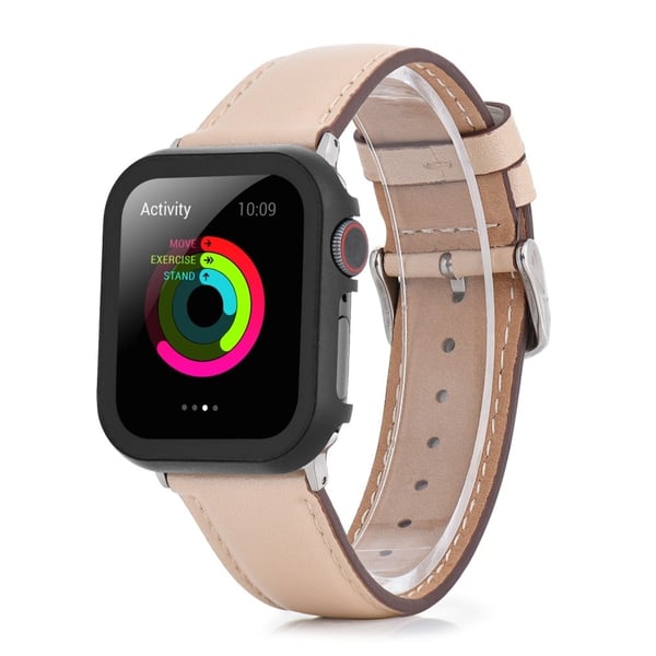Apple Watch Series 8 (45 mm) metalldeksel med herdet glass - Svart