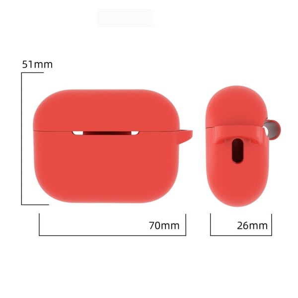 AirPods Pro 2 -silikonisuojus ja tarvikesarja - Musta