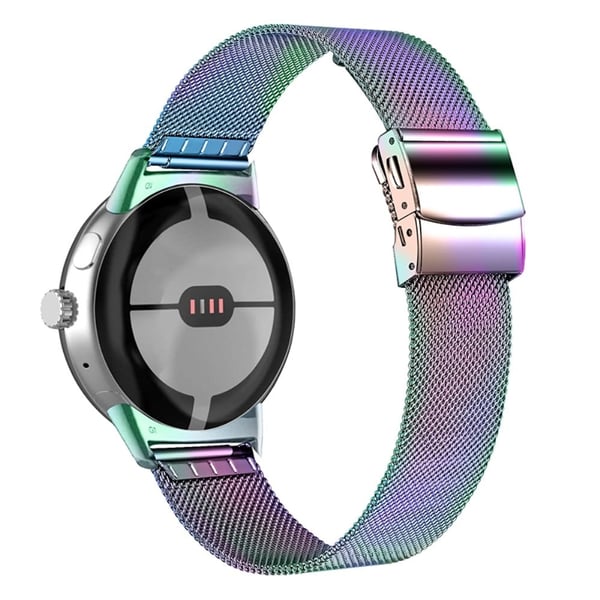 Google Pixel Watch milanesisk rem i rustfrit stål - Farverig Google Pixel Watch milanesisk rem i rustfrit stål - Farverig