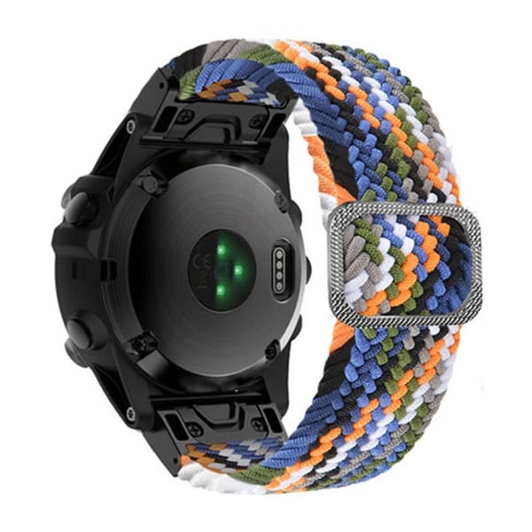 22 mm nylonrem til Garmin-ur med spænde - Denim