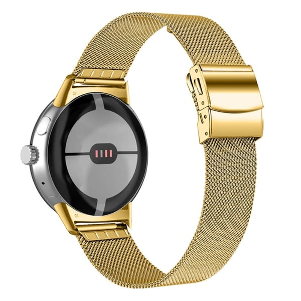 Google Pixel Watch milanese armband i rostfritt stål - Guld Google Pixel Watch milanese armband i rostfritt stål - Guld
