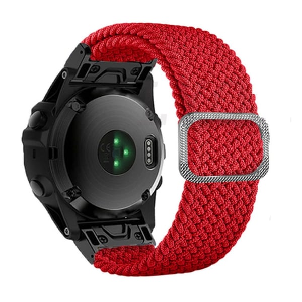 22 mm nylonrem til Garmin-ur med spænde - Rød