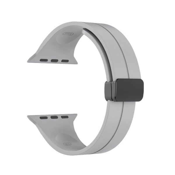 Apple Watch Series 8 (41mm) silikonerem - Grå