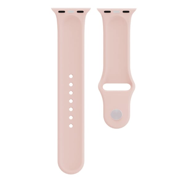 Apple Watch Series 8 (45 mm) / Watch Ultra silikonrem (Lengre størrelse) - Rosa
