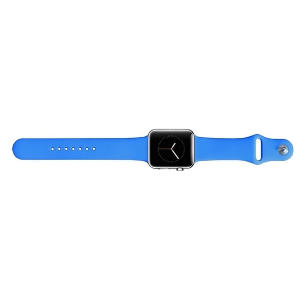 Apple Watch Series 8 (45 mm) / Watch Ultra silikonrem (Lengre størrelse) - Blå