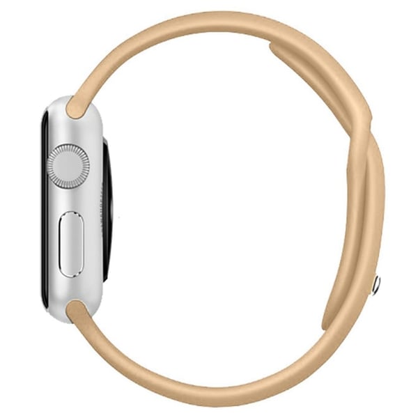 Apple Watch Series 8 (41mm) silikoniranneke (pidennetty koko) - Pähkinä Väri