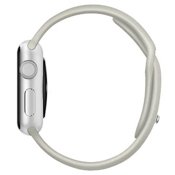 Apple Watch Series 8 (41mm) silikonerem (Størrelse: S / M) - Beige