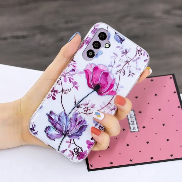 Deco Samsung Galaxy A34 5G Etui - Electroplated Lotus
