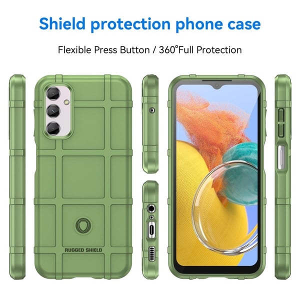 Rugged Shield Etui Samsung Galaxy M14 - Blå