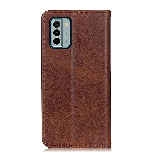 Äkta läder Nokia G22 fodral - Brun