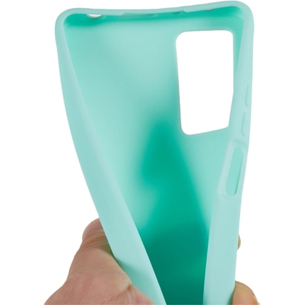 Tyndt TPU-etui med mat finish og justerbar rem til Xiaomi Redmi Note 11 Pro 5G / 11 Pro - Mint Grøn