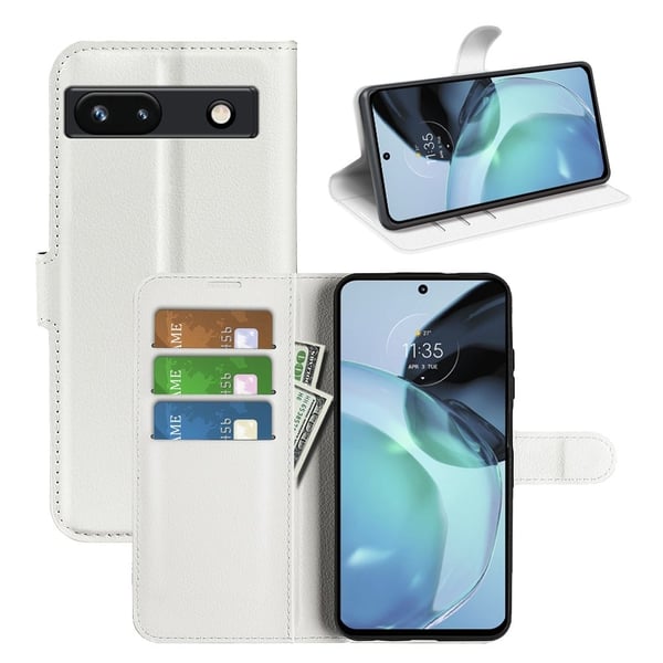 Classic Google Pixel 7a Läppäkotelo - Valkoinen