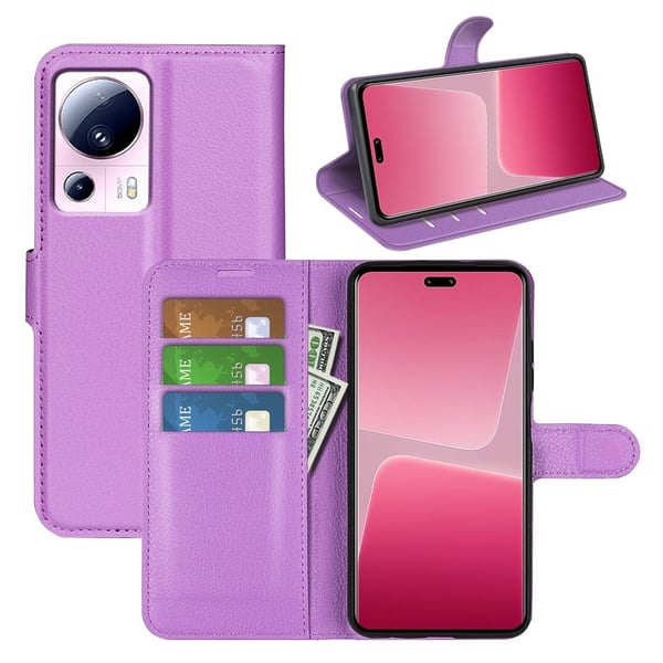 Classic Xiaomi Civi 2 / 13 Lite Läppäkotelo - Violetti