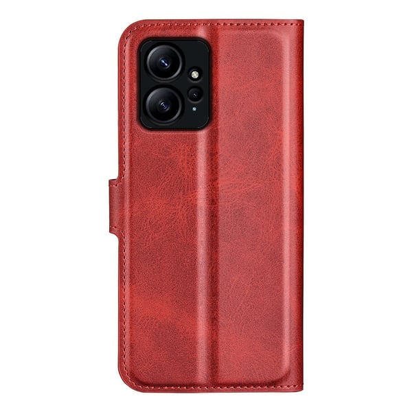 Læretui med Lommebok til Xiaomi Redmi Note 12 - Rød