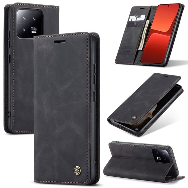 CaseMe Xiaomi 13 Vintage Suojakotelo - Musta