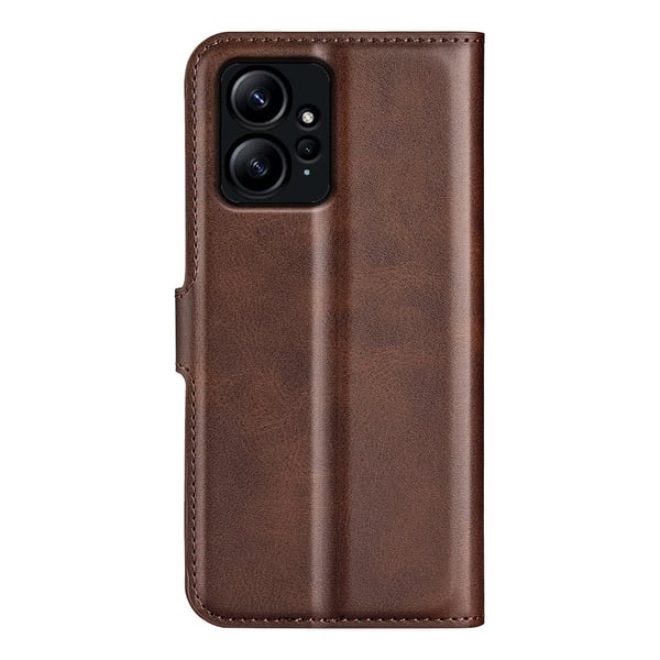 Læretui med Lommebok til Xiaomi Redmi Note 12 - Brun