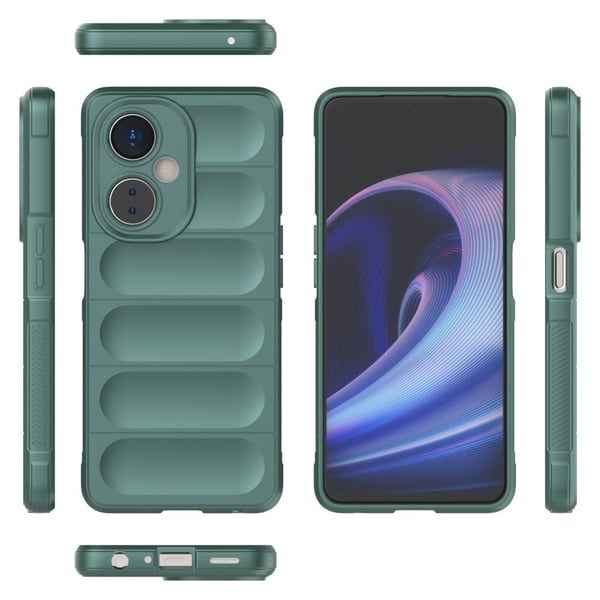 Blødt grebsformet cover til OnePlus Nord CE 3 Lite - Grøn
