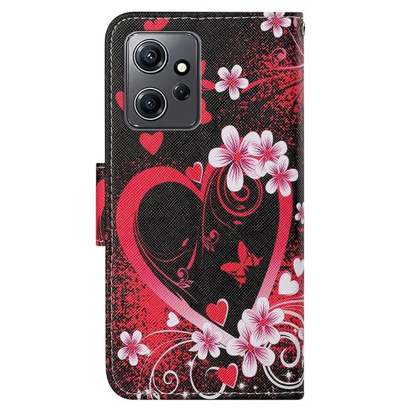 Wonderland Xiaomi Redmi Note 12 Flip Etui - Hjerte