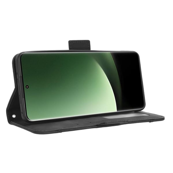 Modernt Xiaomi 13 Ultra fodral med plånbok - Svart