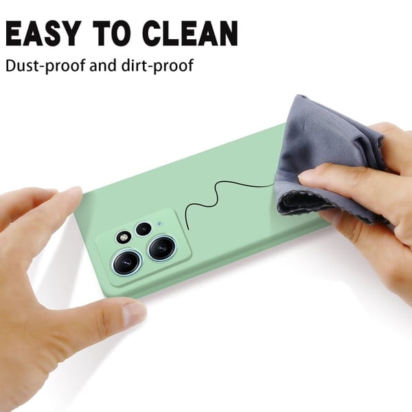 Matte Liquid silikone cover til Xiaomi Redmi Note 12 - Grøn