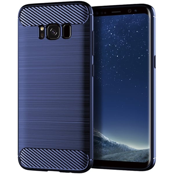 Carbon Flex Suojakotelo Samsung Galaxy S8 - Sininen