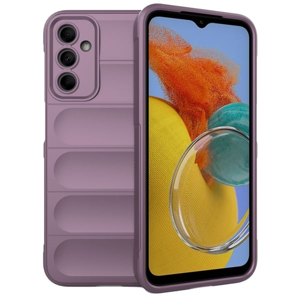 Blødt grebsformet cover til Samsung Galaxy M14 - Lilla