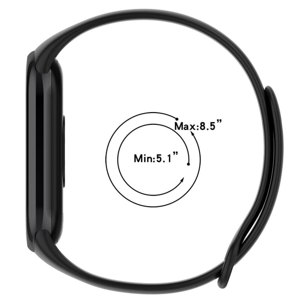 Xiaomi Smart Band 8 enkel silikonrem - Rød