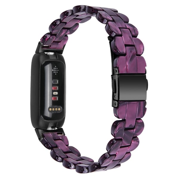 Fitbit Inspire 3 armband i resinmodell - Lila Fitbit Inspire 3 armband i resinmodell - Lila