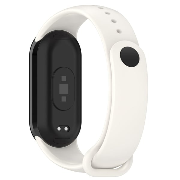 Xiaomi Smart Band 8 silikonerem med metalstik - Beige
