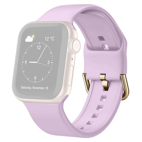 Apple Watch Series 8 (41mm) silikonerem - Lilla