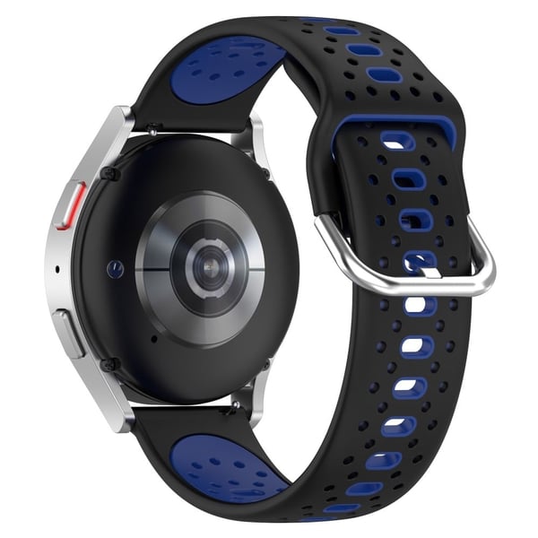 Apple Watch Ultra kaksivärinen silikoniranneke - Musta / Sininen
