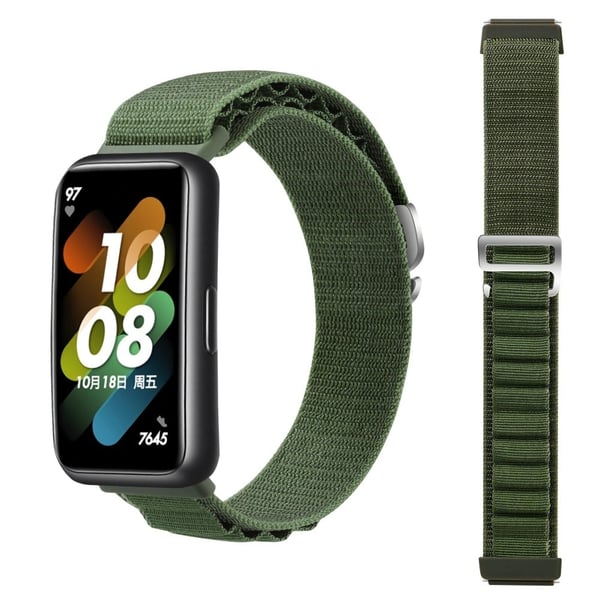 Huawei Band 7 nylonrem - Grøn