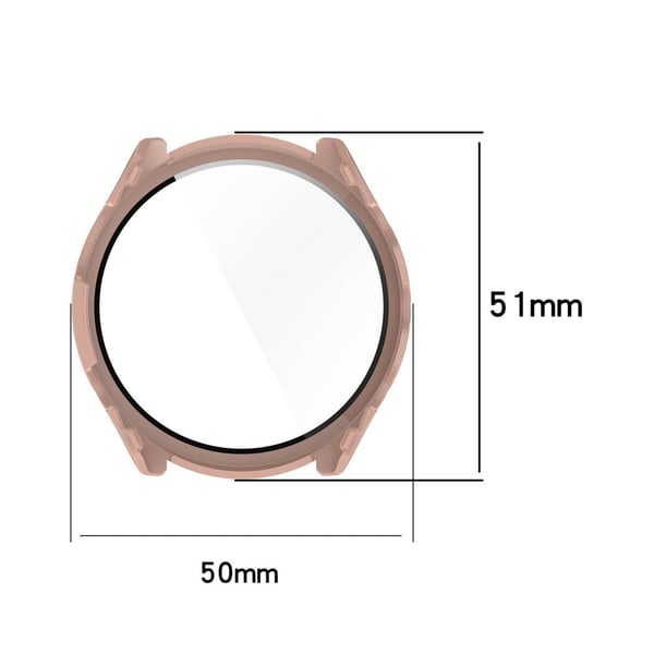 Garmin Forerunner 965 cover med hærdet glas - Elfenbenshvid