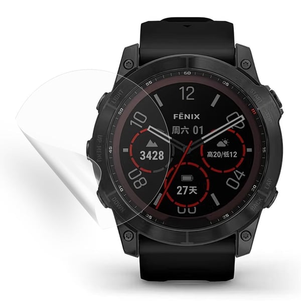 Garmin Fenix 7X hydrogel screen protector