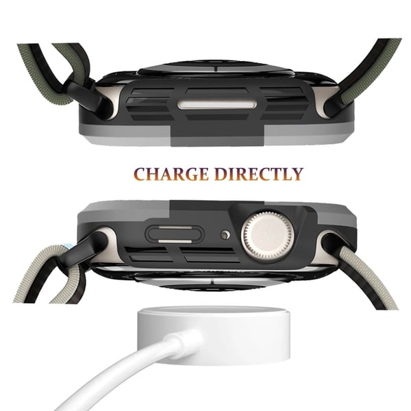 Apple Watch Series 8 (41mm) suojakuori - Harmaa