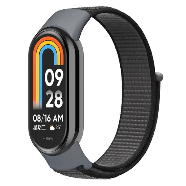 Xiaomi Smart Band 8 cool nylonrem - Ankargrå