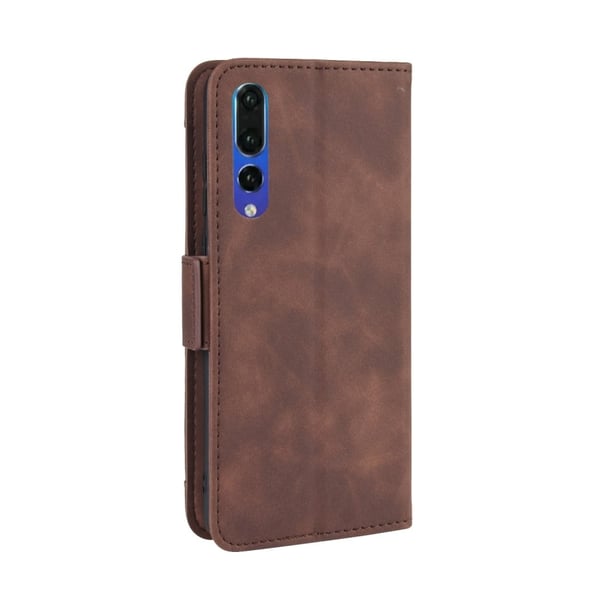Stilig Læretui med Lommebok til Huawei P20 Pro - Brun