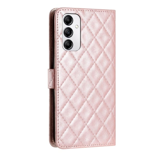Funksjonelt rombe lommebokdeksel for Samsung Galaxy A14 5G - Rosa
