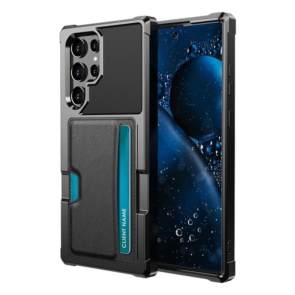 CaseMe Samsung Galaxy S22 Ultra Vintage Etui - Svart