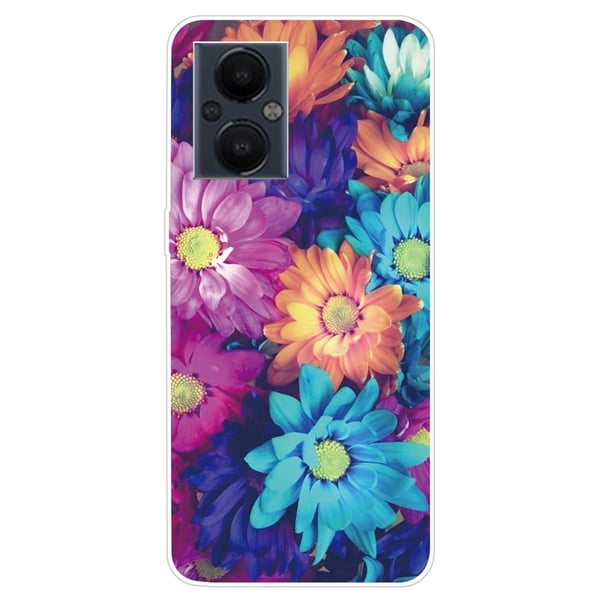 Deco OnePlus Nord N20 5G skal - Färgglada Prästkragar Deco OnePlus Nord N20 5G skal - Färgglada Prästkragar