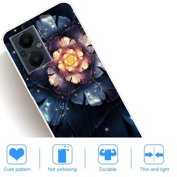 Deco OnePlus Nord N20 5G Etui - Farverig Pæon