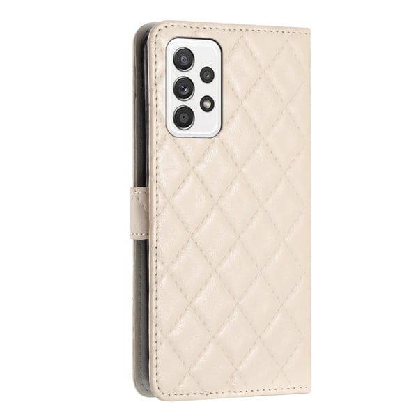 Funksjonelt rombe lommebokdeksel for Samsung Galaxy A23 5G / Samsung Galaxy A23 - Hvit