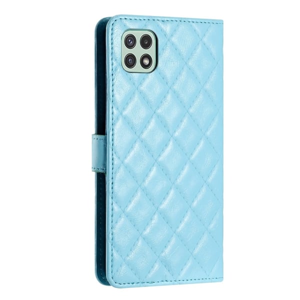 Funktionelt Samsung Galaxy A22 5G rombe etui med pung