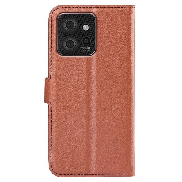 Klassisk Motorola ThinkPhone Flip Etui - Brun