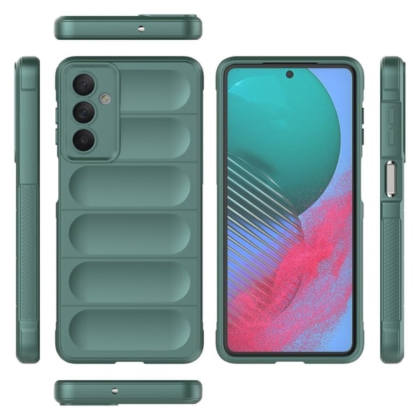 Blødt grebsformet cover til Samsung Galaxy M54 - Lilla