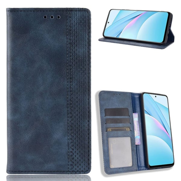 Bofink Vintage Xiaomi Mi 10T Lite 5G Lær Etui - Blå