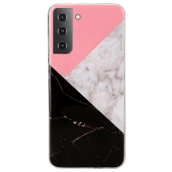 Marmormotiv Samsung Galaxy S22 Plus skal - Skarvning Av Tre Färger Marmormotiv Samsung Galaxy S22 Plus skal - Skarvning Av Tre Färger