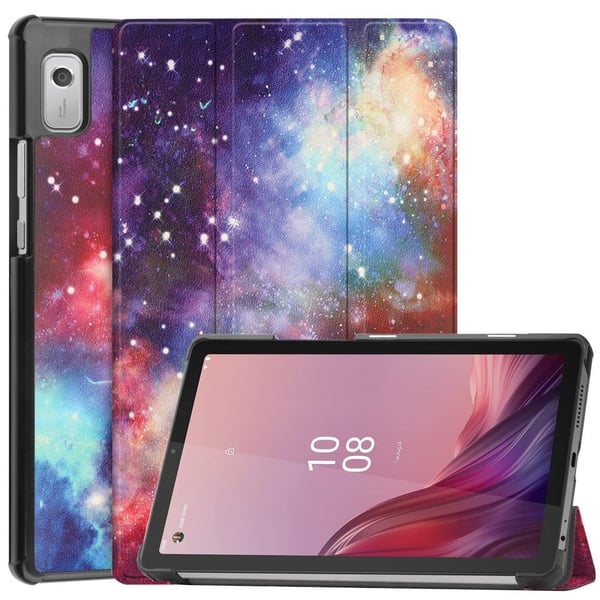 Lenovo Tab M9 mønster tri-fold læderetui - Stjernehimmel Lenovo Tab M9 mønster tri-fold læderetui - Stjernehimmel